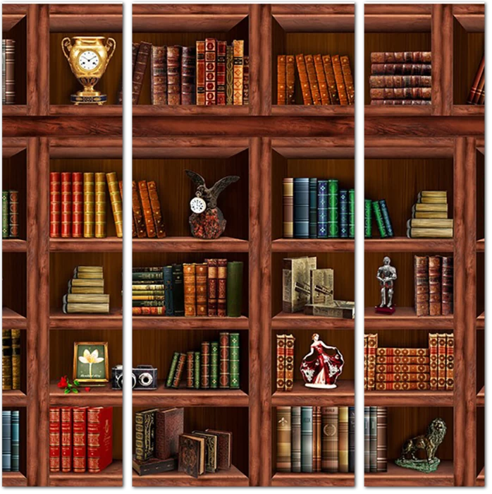 3D книжные полки