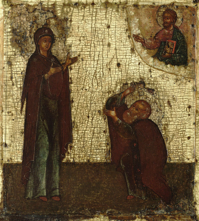 Явление Богородицы св. Сергию Радонежскому, ок.1600