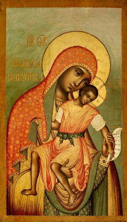 Симон Ушаков. Б.М. Елеуса Киккская, 1668 г.
