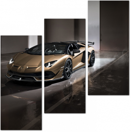 Коричневый Lamborghini Aventador