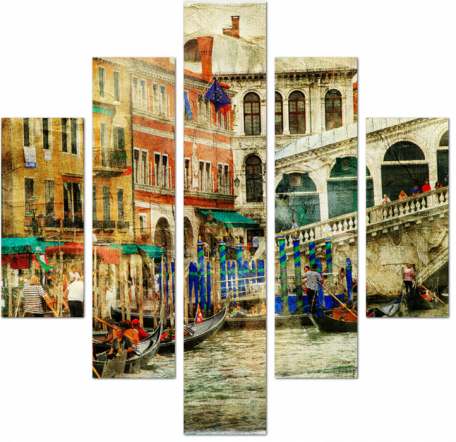 Удивительная Венеция в стиле арт