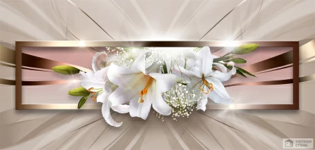 Лилии в раме