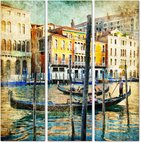 Романтическая Венеция в ретро стиле
