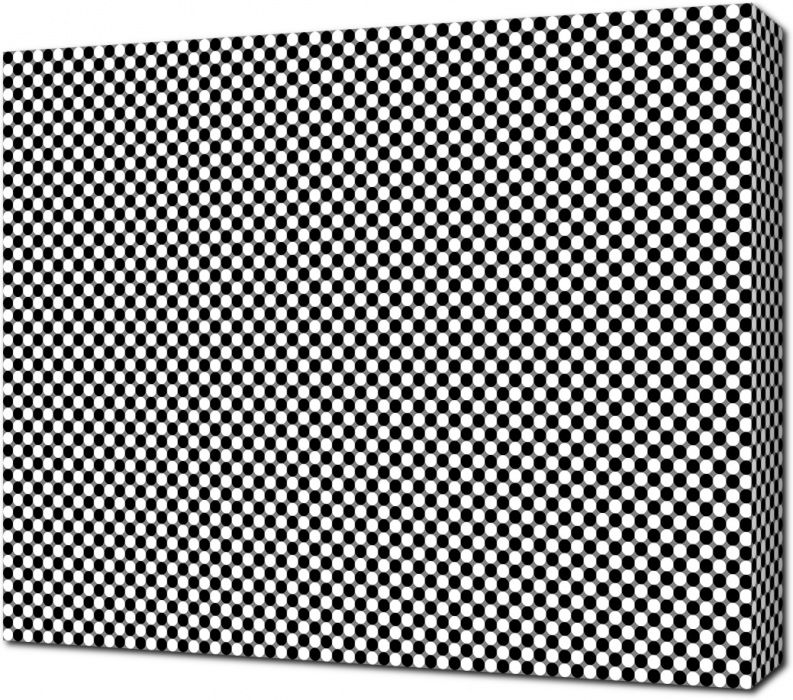 Оптическая иллюзия с контрастными точками