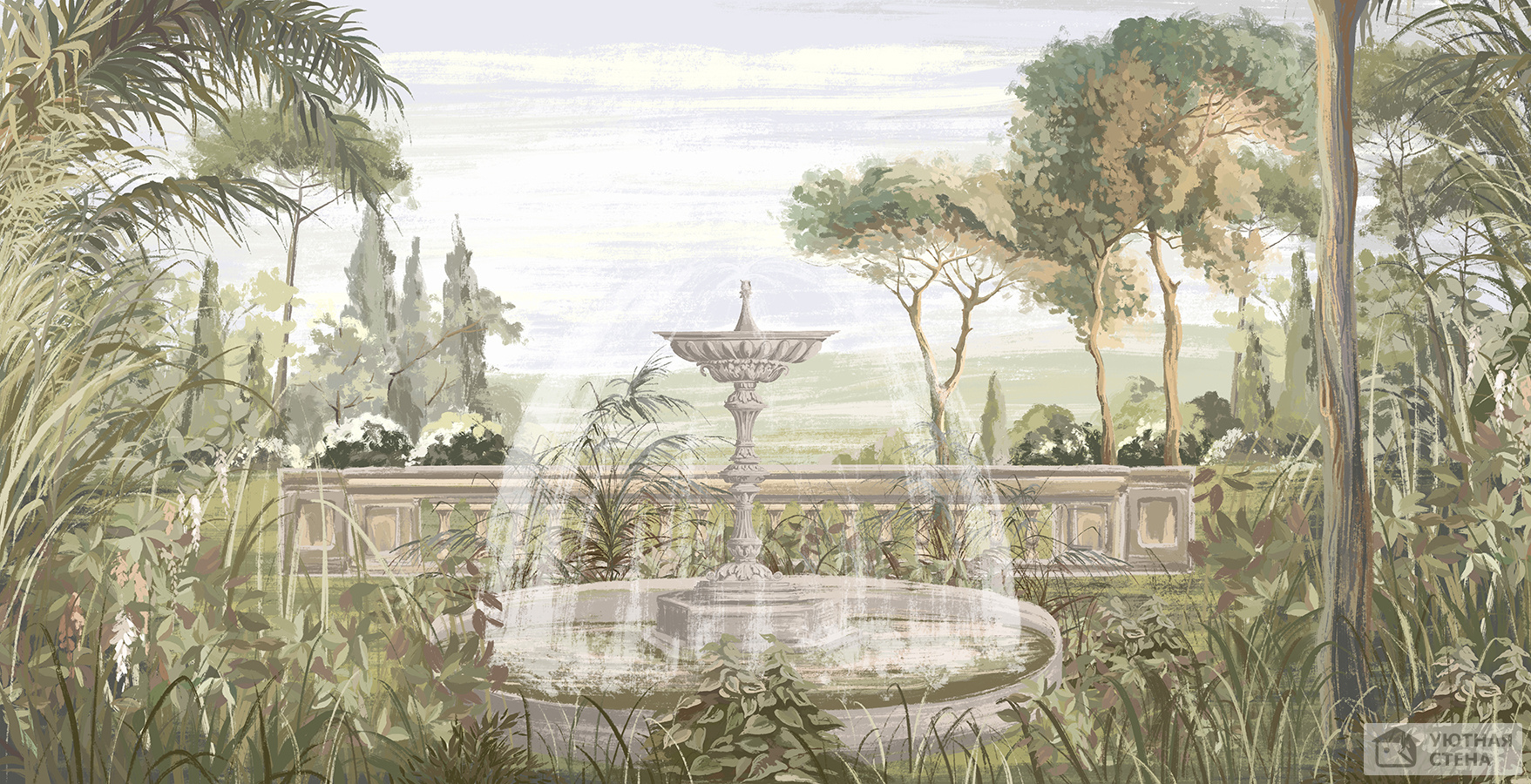 Тайный фонтан в саду