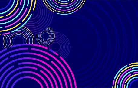 Неоновая фиолетовая абстракция