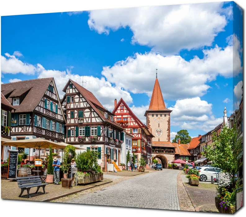 Старые улочки Генгенбаха, Германия