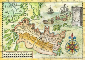 Карта пиратского острова