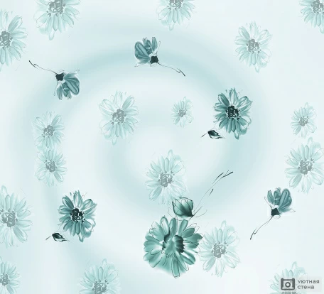 Рисунок падающих цветов