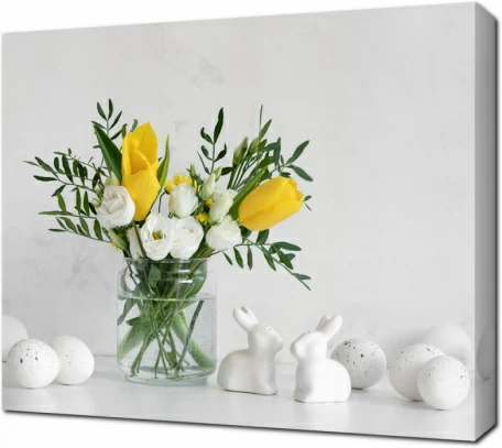 Букет цветов к Пасхе