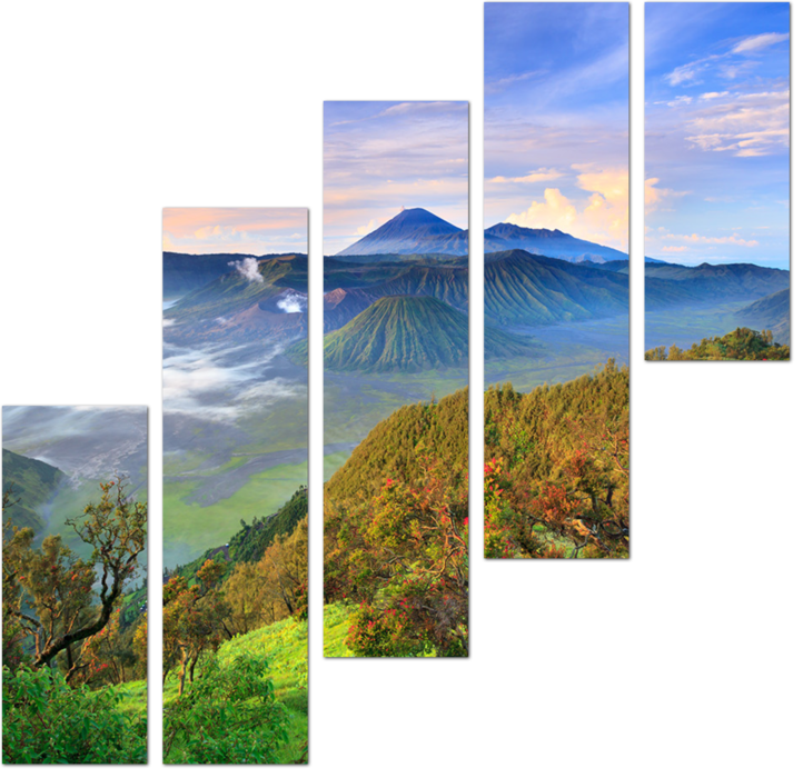 Вершина вулкана Бромо, Ява, Индонезия