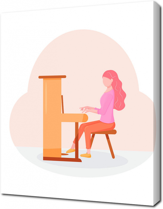 Девушка за фортепиано