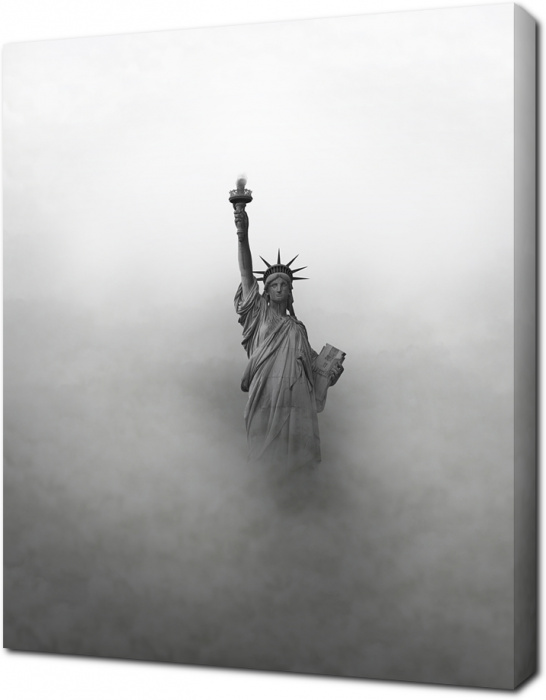 Статуя свободы в тумане