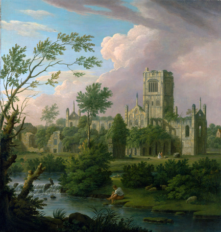Джордж Ламберт — Киркстольское аббатство Йоркшир