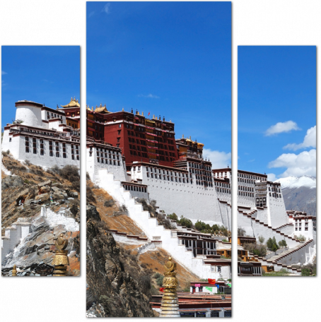 Дворец потала в Тибете