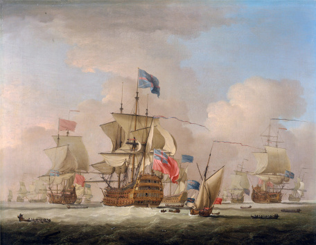 Питер Монами — Британский военный корабль