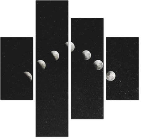 Разные фазы Луны