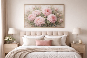 Какую картину повесить в спальне и над кроватью: практичные советы по выбору