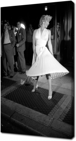 Мэрилин Монро в белом платье