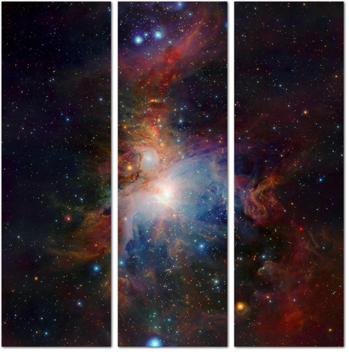 Туманность Ориона в космосе