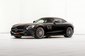 Чёрный Mercedes-Benz 2015