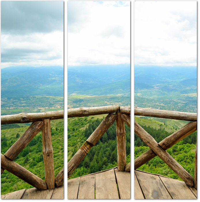 Балкон с видом на природу Македонии