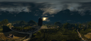 Лунная ночь в игре Ведьмак