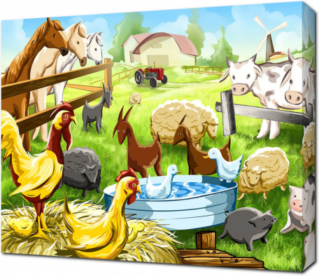 Домашние животные на ферме