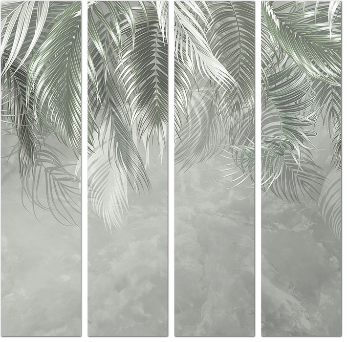 Стальные листья пальм