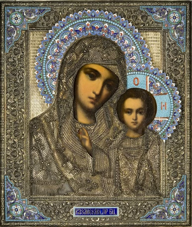 Икона Б.М. Казанская,1899-1908 гг.