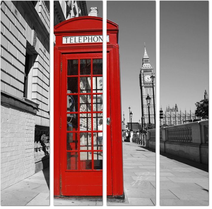Красная телефонная будка - символ Лондона