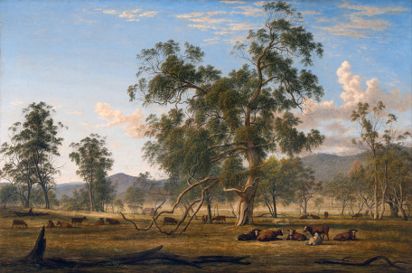Джон Гловер — Пейзаж Паттердейла со скотом 