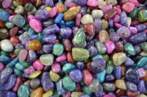 3D пол Цветные камушки