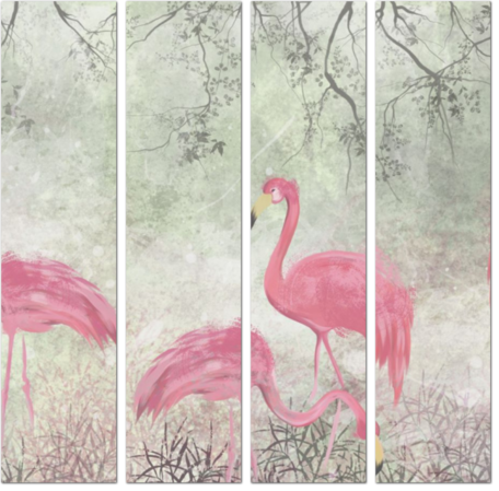 Фламинго в тумане