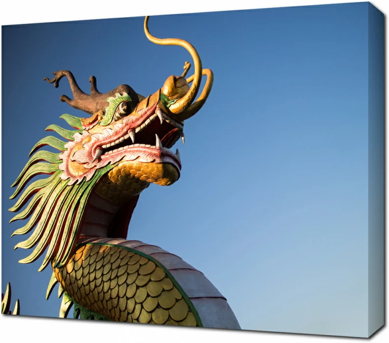 Скульптура дракона