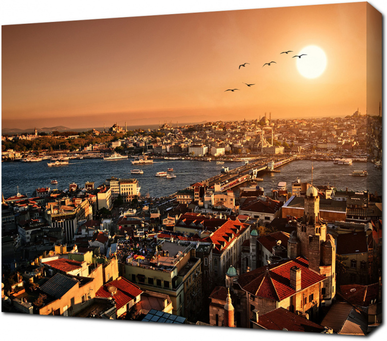 Панорама Стамбула. Турция
