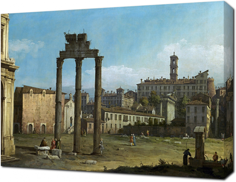 Бернардо Беллотто — Руины Римского форума