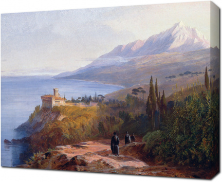 Эдвард Лир — Гора Афон и Монастырь Ставроникита