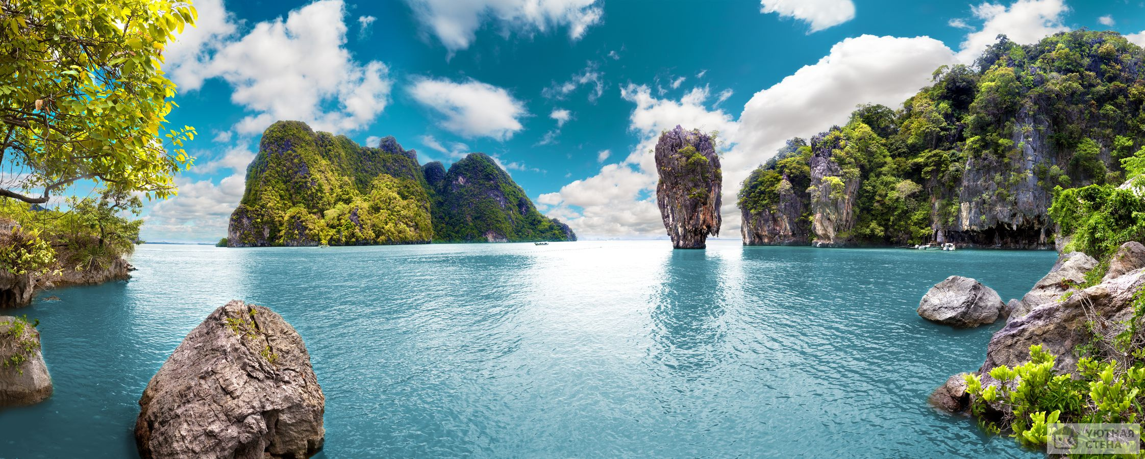 Вид на острова Джеймса Бонда в Таиланде