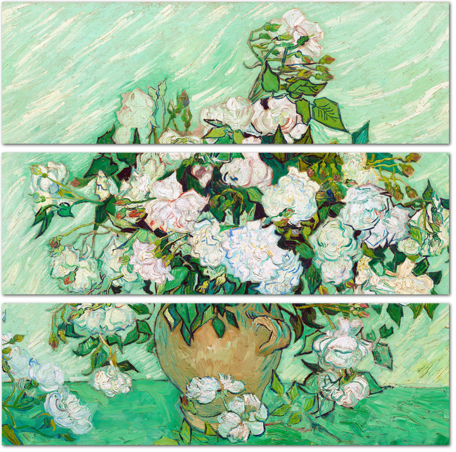 Винсент Ван Гог - Ваза с розовыми розами