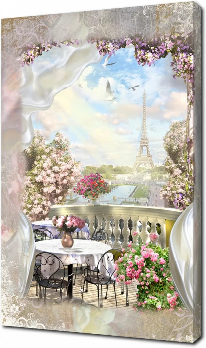 Романтическая терраса в Париже
