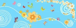 Летний детский фон