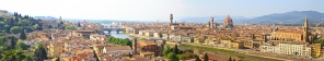 Панорама старой Флоренции. Италия