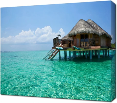 Вилла на воде. Мальдивы
