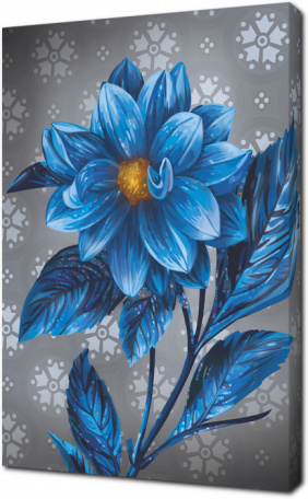 Синий цветочек