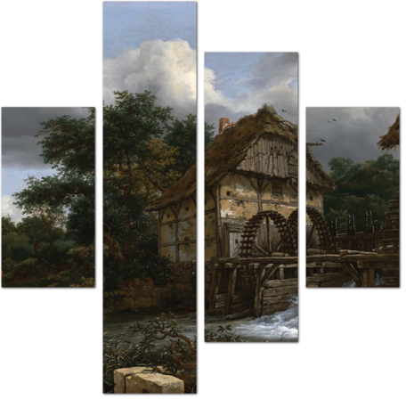 Якоб ван Рейсдал — Пейзаж с мельницей