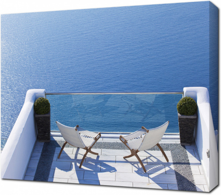 Вид с балкона на Эгейское море