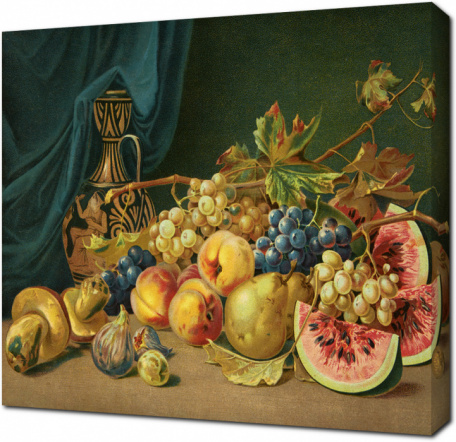 Иллюстрация с фруктами