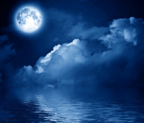 Луна и ночное небо