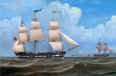 Уильям Кларк — Английский Торговый Корабль "Малабар"